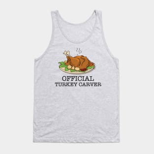 Thanksgiving Turkey Carver Official Tank Top